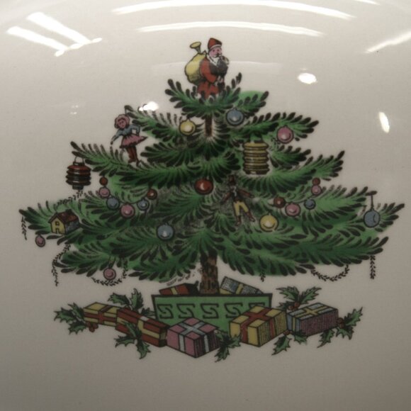 Spode 24 oz Pitcher Juice Water Milk Sauce Jug Christmas Tree England - S3324-T - Picture 2 of 10